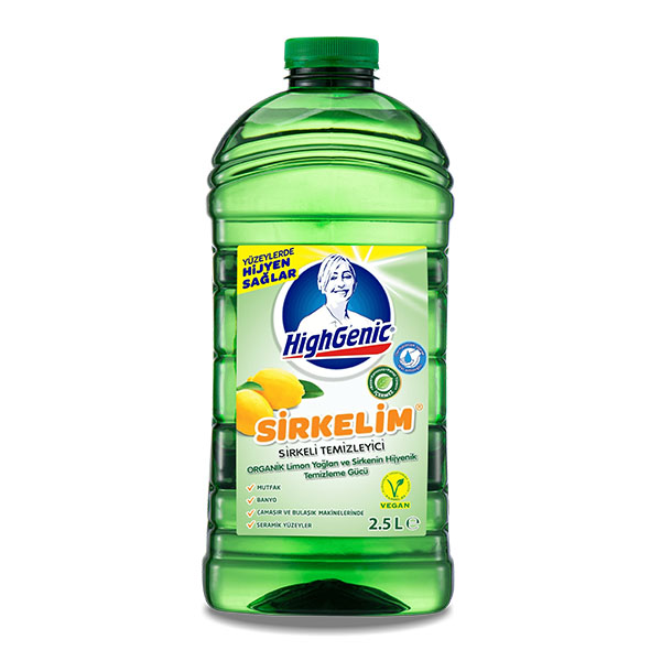 HIGHGENİC SİRKELİM-SİRKELİ TEMİZLEYİCİ 2500 ML